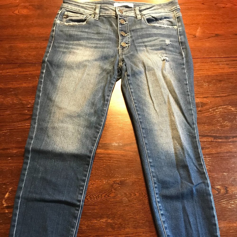 KanCan Cropped Denim Jeans